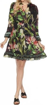 Johnny Was Mitra Slip Dress In Green
