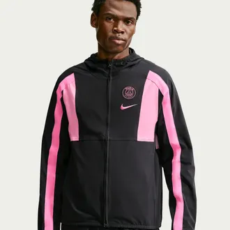 Nike Paris Saint-Germain Energy Nike Mens Soccer Woven Jacket in Black | IO3449-010