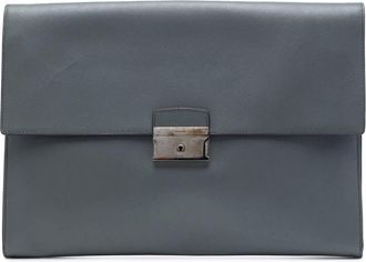 Prada Pre-owned Prada Saffiano Document Holder Clutch Unisex FLBJ3W47HXGGSEUD