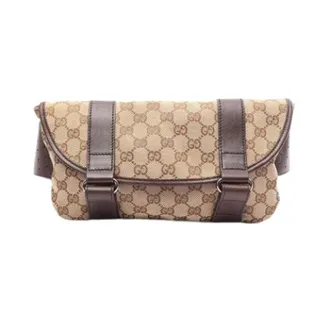 Gucci Vintage, unisex, Bruin, ONE Size, Pre-owned Canvas gucci-bags