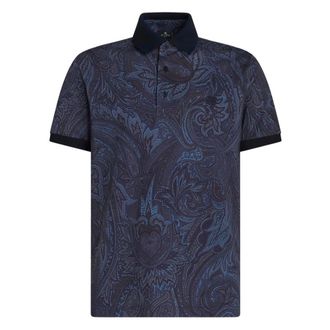 Etro Hombre, Camisetas, Azul, Talla: 2XL