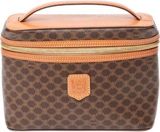 Celine Trousse con placca logo - Marrone