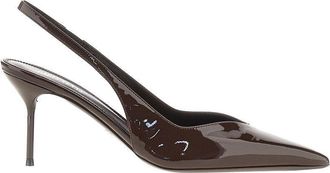 PARIS TEXAS Lidia patent-leather slingback pumps Woman 36+