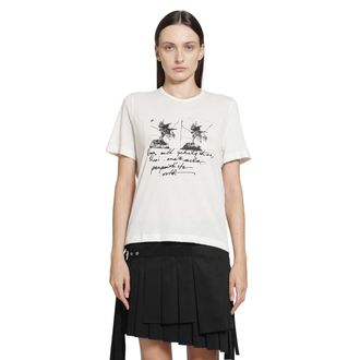 Ann Demeulemeester Fanie Birds Postcard Standard T-Shirt