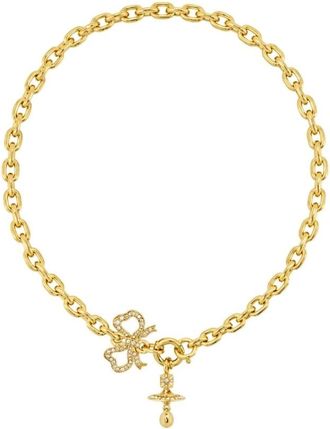 Vivienne Westwood Collar de cadena Rigoberta - Accessories - Mujer - Amarillo - ONE SIZE