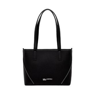Karl Lagerfeld Dames, Tassen, Zwart, Maat: ONE Size Leer