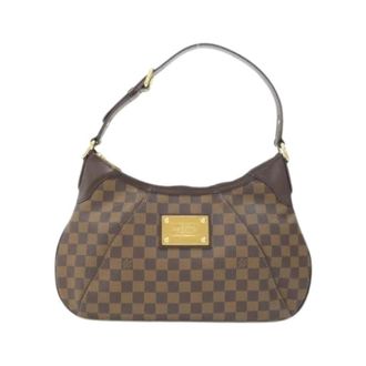 Louis Vuitton Pre-owned Shoulder Bags, female, Brown, Size: ONE SIZE Pre-owned Thames Damier Shoulder Bag
