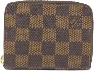 Louis Vuitton Ebene Coated Canvas Coin Purse/Coin Case (Pre-Owned)
