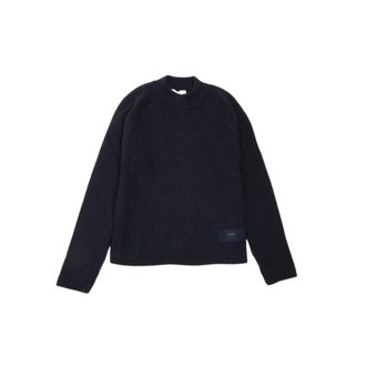 Ami Alexandre Mattiussi Crewneck - male - Ami Paris - Round-neck Knitwear - Blue - S - Knitwear