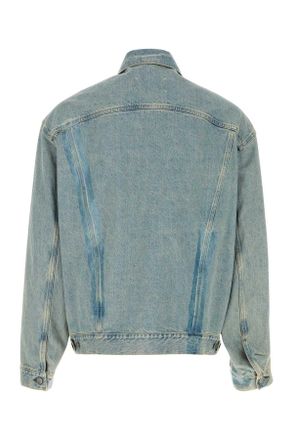 Maison Margiela Iceblue Exterior: Cotton Giacche E Gilet Jacket