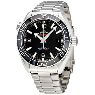 Omega Pre-owned Omega Seamaster Planet Ocean Black Dial Mens Watch 215.30.44.21.01.001