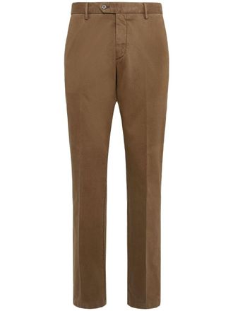 Boggi Milano stretch-cotton trousers - Neutrals