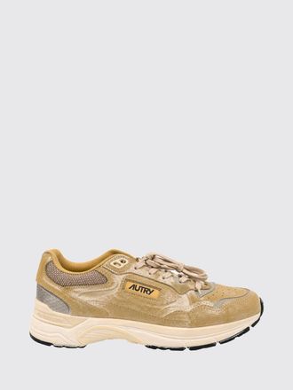 Autry Hyperway Super Vintage Sneakers in Suede and Mesh with a Worn-Out Effect