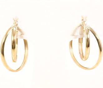 C&A Unbranded (10K) Hoop Earrings (Pre-Owned)