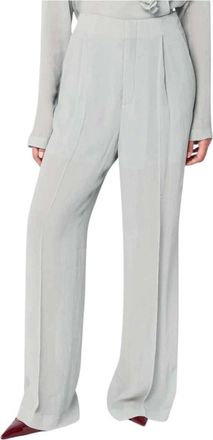 Alberta Ferretti Broeken, Dames, Grijs, S, Grijze VI Broek