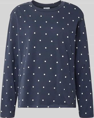 Jake*s Casual Pyjama-Oberteil mit Rundhalsausschnitt in Dunkelblau, Größe XXL