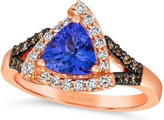 Le Vian 14K Rose Gold 1.38 Ct. Tw. Diamond & Tanzanite Ring