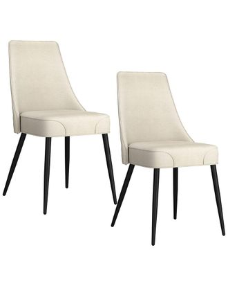 Worldwide Home Furnishings Set Of 2 Modern Dining Chair