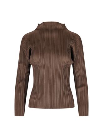 Issey Miyake Top Plissettato