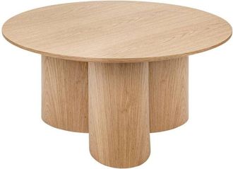 Atmosphera Atmosphera - Mesa De Centro Aliona Madera Natural D80cm Cr&eacute;ateur DInt&eacute;rieur