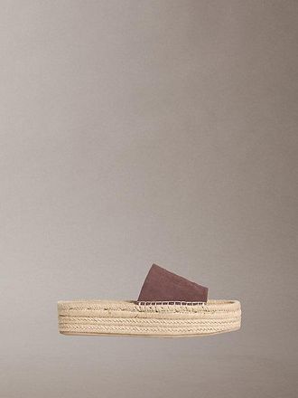 Calvin Klein Ebeth - Platform Espadrille Sliders