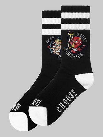 American Socks Choose Wisely - Mid High Socks estampado