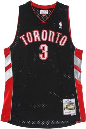Mitchell & Ness Kyle Lowry NBA Swingman Jersey - Heren - Fitness - Zwart - L - Polyester - Fitness