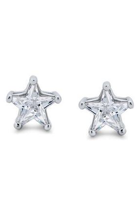 Bling Jewelry Cubic Zirconia Celestial Stud Earrings in Clear at Nordstrom Rack