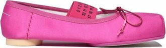 Maison Margiela Satin Ballerinas - Fuchsia