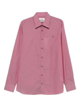 Vivienne Westwood Camicia con decorazione Orb - Rosa