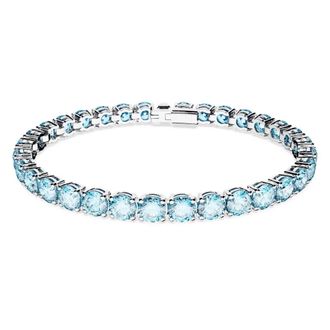 Swarovski Matrix Tennis Armband - Dames - Armbanden - Blauw - ONE Size - Accessoires