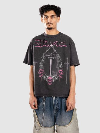 Vitriol Gothic Occult Cropped T-Shirt zwart