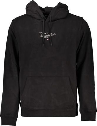 Tommy Hilfiger Elegant sweatshirt met iconische print - Heren - Hoodies - Zwart - XL - Katoen - Hoodies & sweatvesten