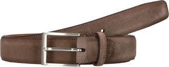 Magnanni 1078 Suede Riem - Heren - Riemen - Bruin - 95 CM - Leer - Accessoires