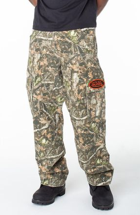 Von Dutch Baggy Straight Double Cargo Hunter Pant in In The Woods at Nordstrom, Size 32