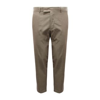 PT01 Suit Trousers, male, Green, Size: 2XL P1681 Pantalone PT Torino Silkochino Rebel FIT Pants Green