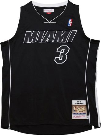 Mitchell & Ness T-shirt Miami Heat Dwyane Wade 2011 - Nero