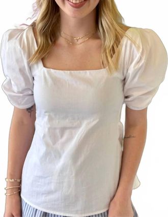 Lucca Couture Mandy Top In White
