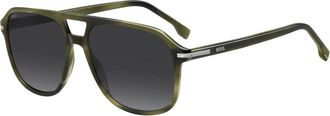 HUGO BOSS 1751/S Zonnebril - Heren - Zonnebrillen - Grijs - 57 MM - Accessoires