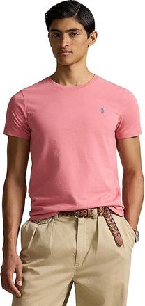 Polo Ralph Lauren Classic Fit Jersey Crewneck T-Shirt Mens T Shirt Desert Rose : 2XL, Cotton