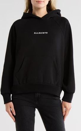 AllSaints Tour Talon Logo Graphic Hoodie in Black at Nordstrom Rack, Size X-Small