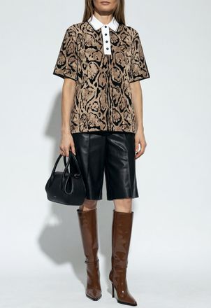 Stella McCartney Altermat Bermuda Shorts, Womens, Black