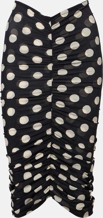 Montce Swim Gonna in mesh a pois