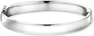 Ross-Simons 8mm Rhodium-Plated Bangle Bracelet