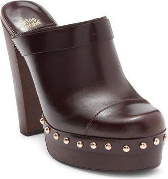 Jeffrey Campbell Confident Platform Mule in Coffee Gold at Nordstrom, Size 6.5