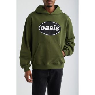 Pleasures Knebworth Hoodie in Olive at Nordstrom, Size Xx-Large