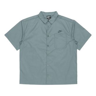 Nike Thin and light Loose Sports Short Sleeve Shirt Green DM8686-387