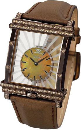 Le Vian Floater Quartz Diamond Champagne Dial Unisex Watch LV767RSMP