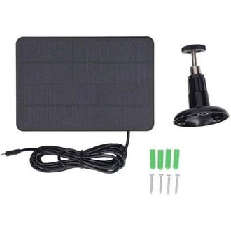OEM Panel Solar Exterior Impermeable De 4w Y 5v Con Soportes Ajustables, Panel Fotovoltaico De Bajo Consumo Energ&eacute;tico Para Bater&iacute;as Recargables Y C&aacute;maras