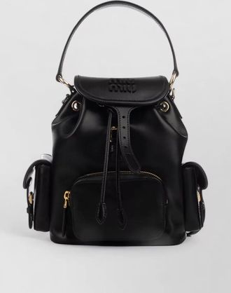 Miu Miu leather bucket bag